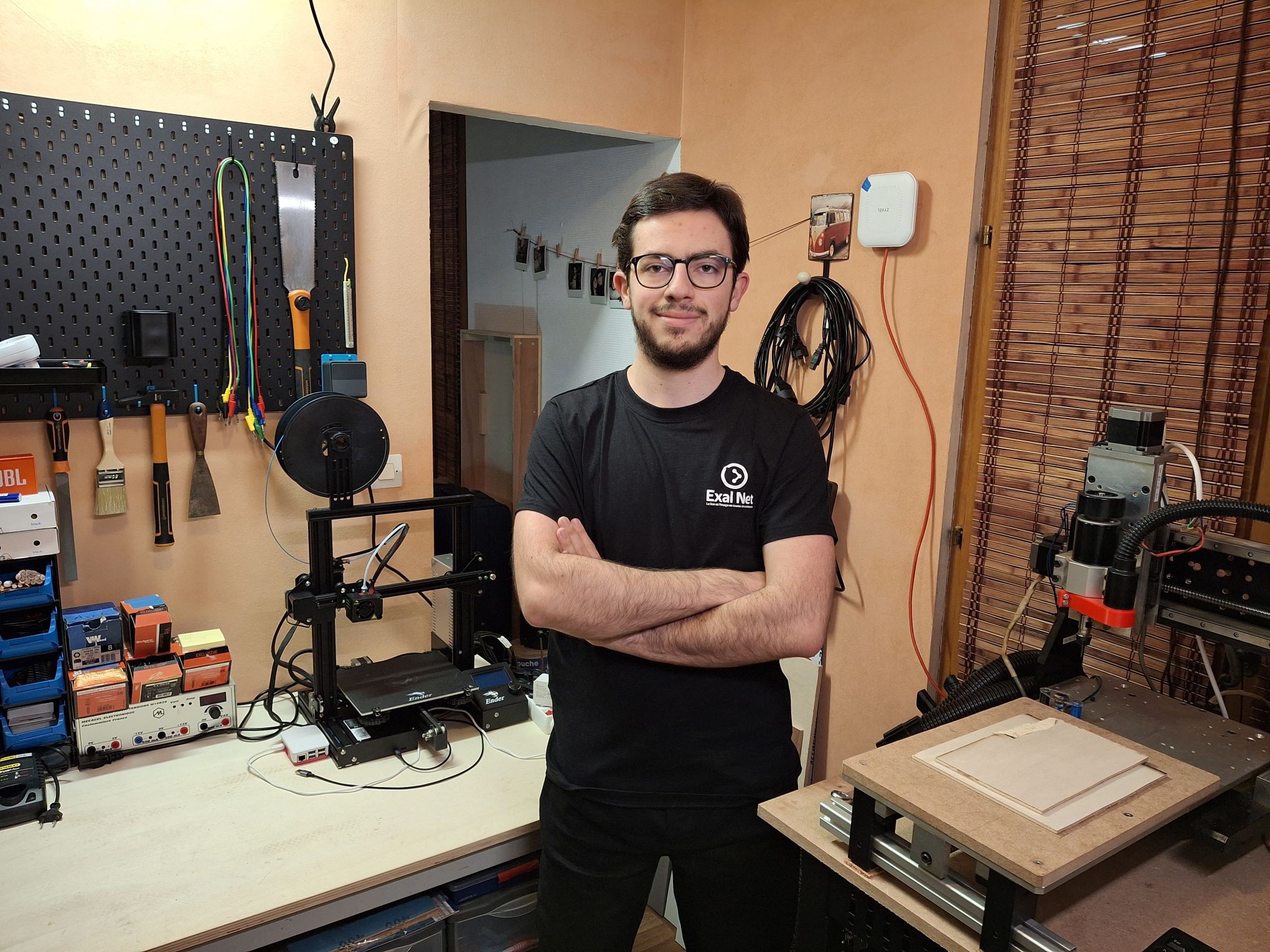 Axolito dans son atelier